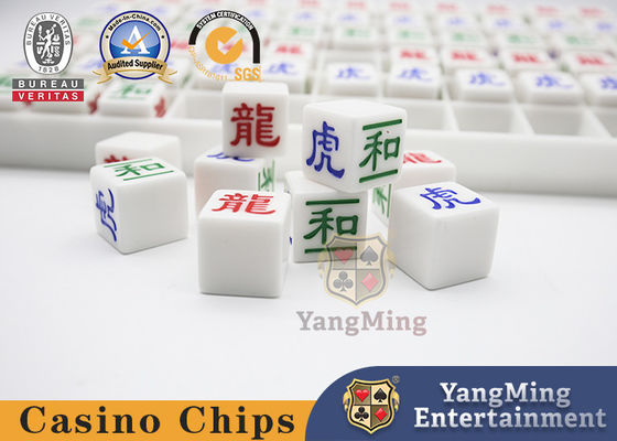 comprare ABS Glossy Casino Gioco accessori di plastica Goccia di rugiada Baccarat Dragon Tiger Digitale incisione Poker Table Game fabbricazione online