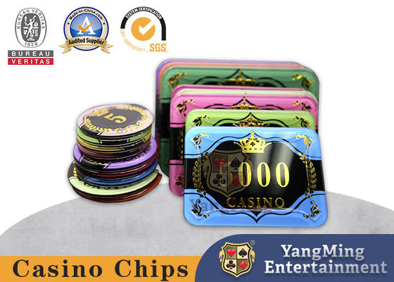 comprare Progettazione di chip anti-falsificazione acrilico stampaggio a caldo casinò baccarat carte da gioco fabbricazione online