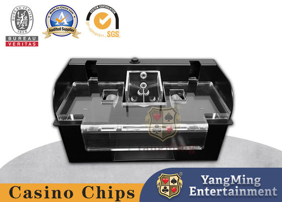comprare Black Metal Iron Poker Shuffler 2 Set Disegno Automatico Texas Baccarat Poker Shuffler fabbricazione online