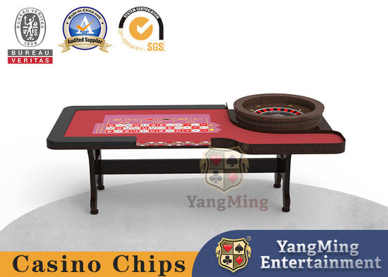 comprare Legno massello Roulette 10 giocatori Poker Tabella di gioco di casinò Personalizzato Piedi standard a forma di H fabbricazione online