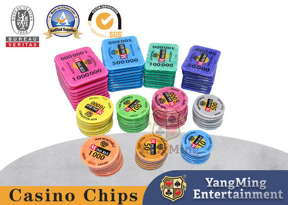 comprare Nuova definizione RFID tavolo da casinò acrilico cristallo poker chip set con 760 portatori di chip fabbricazione online