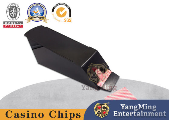 comprare Nuovo design nero 8 coppie carte da poker tavolo da casinò baccarat Texas gioco tavolo scarpe distributore fabbricazione online