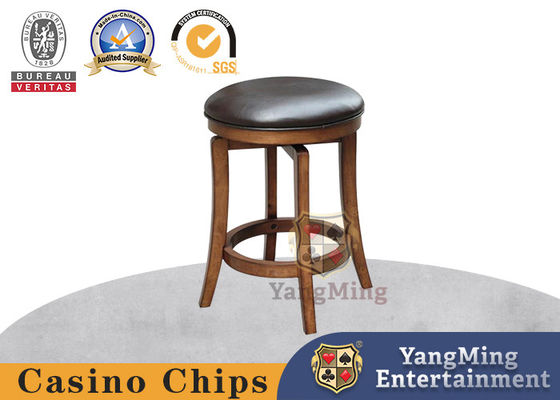 comprare Produttore personalizzato Importazione di legno massello rotante sedia da bar da pranzo sedia da poker club fabbricazione online