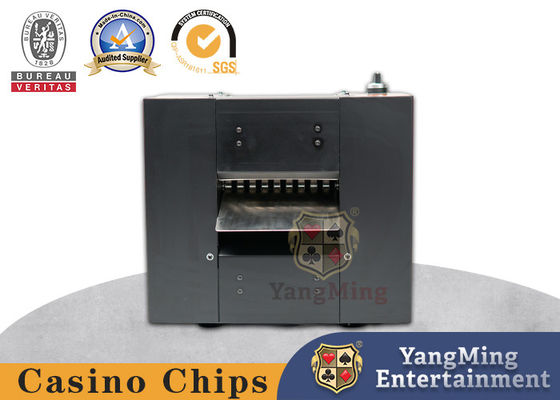 comprare Nuovo casinò nero metallo doppia bocca macchina automatica di gioco di carte ad alta velocità fabbricazione online
