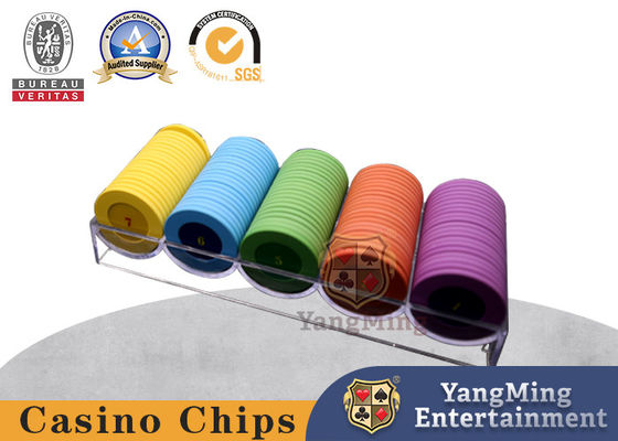 comprare 100 pezzi di fiches rotonde piatto di fichi galleggiante leggero del casinò senza coperchio adatto per giochi di carte fabbricazione online
