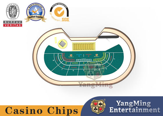 comprare la tovaglia di verde del tavolo verde del baccarat 7-Person recentemente ha personalizzato la Tabella di gioco del poker di punto fabbricazione online