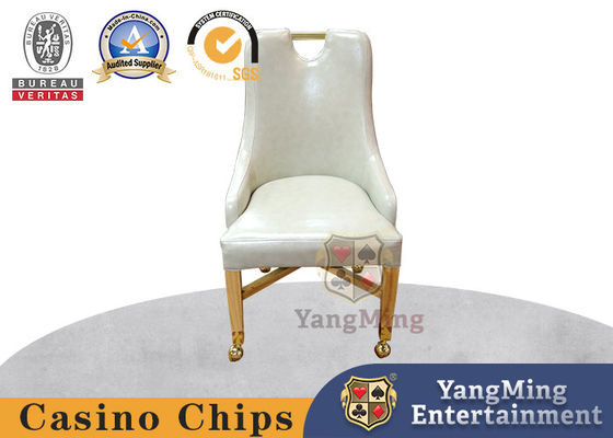 comprare Baccarat Casinò Metal Sliding Wheelchair Poker Club Gioco da tavolo giocatori sedia con braccioli fabbricazione online