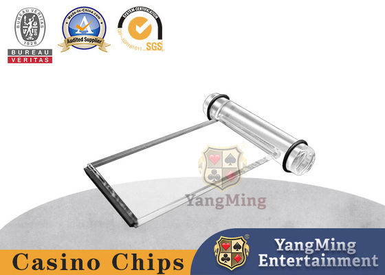 comprare Tavola di guadagno acrilica trasparente Baccarat Roulette Poker Tavolo Cartolina di rifiuti Casella dei consigli fabbricazione online