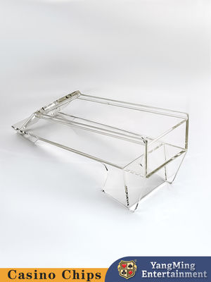 comprare Decks Mini Poker Shoe Casino Acrilico Frosted Poker Table Shuffler fabbricazione online