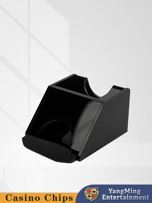 comprare Tavolo da casinò tutto in acrilico nero Black Jack Niuniu 1 mazzo Tavolo da poker Tavolo da banco Rivenditore di carte fabbricazione online