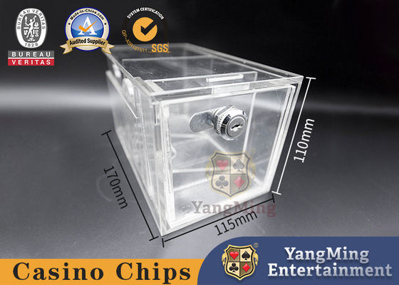 comprare Tavolo Baccarat Poker Discard Holder Acrilico Trasparente 8 coppie Con Bloccaggio Pin Card Box fabbricazione online