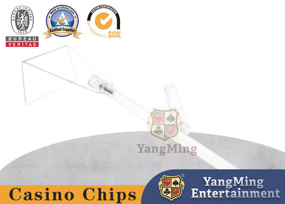 comprare Casinò Specific Chip Code Collector Roulette Poker Gioco da tavolo Acrilico Rake di codice trasparente fabbricazione online