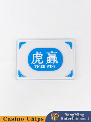 comprare Dragon and Tiger Poker Table Marker Giochi da tavolo Cina e Inglese Silk Screen Printing fabbricazione online
