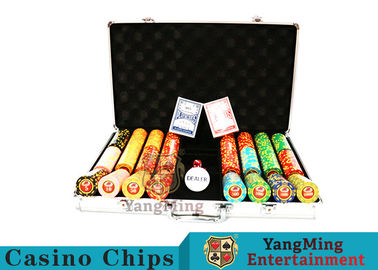 comprare Caso di Texas Poker Chip Set/11.5g Clay Casino Chip With Aluminum fabbricazione online