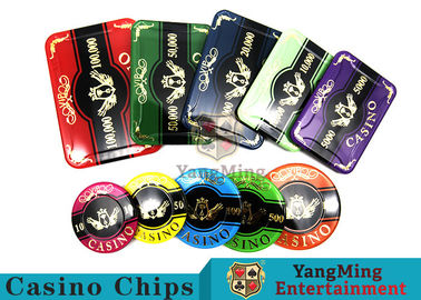comprare mazza bronzante premio acrilica Chip Set For Entertainment del casinò 760pcs fabbricazione online