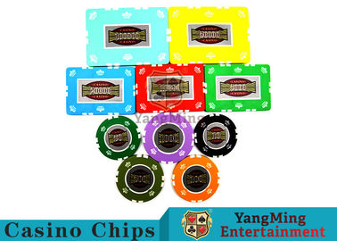 comprare Caso di alluminio falso anti- UV di Clay Casino Chip Set With della corona di RFID fabbricazione online