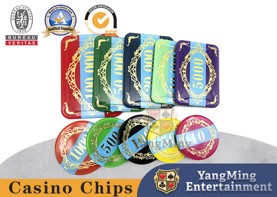 comprare Mazza variopinta acrilica Chip Set With High - materiali Seiko Build del casinò del grado fabbricazione online