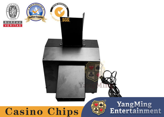 comprare Black Automatic Card Shredder Casino Poker Macchina di carte rotte Disposable Poker Kneader fabbricazione online