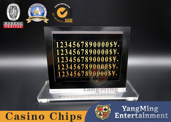 comprare Stile personalizzato Blackjack LED Electronic Table Limit Casino Table Bet Limit Sign Card fabbricazione online