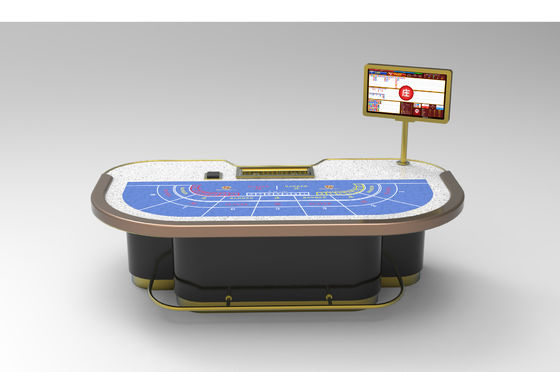comprare Nuovo gioco di poker con chip aggiornato Tavolo 7 persone Baccarat Dragon Tiger Tavolo Standard Texas Tavolo Torneo fabbricazione online