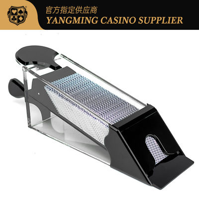 comprare Acrilico Traslucido 8 Deck Shoe Dealer Casinò Club Divertimento Ocio Divertimento Tavolo Top Dealer Shoe fabbricazione online