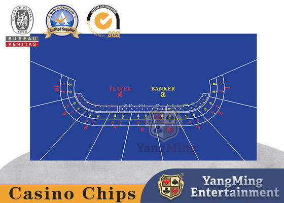 comprare 10 giocatori nessuna tovaglia impermeabile blu Texas Dragon Tiger Entertainment Layout su ordine del gioco del poker di 4 baccarat fabbricazione online