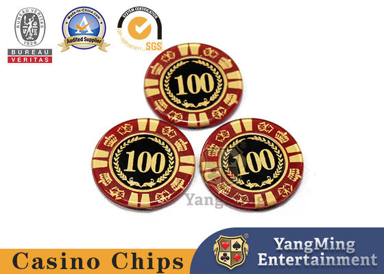 comprare Le fiches da poker in cristallo acrilico ad alta trasparenza macchiano la contraffazione fabbricazione online