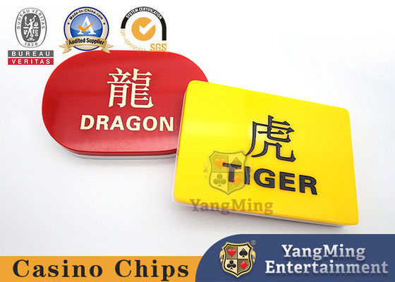 comprare Il banchiere del baccarat del casinò del bottone del commerciante del poker & il bottone staccabili stampati acrilici del giocatore vince l'indicatore fabbricazione online