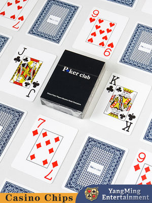 comprare PVC carta da gioco in plastica grande stampato 33 carte scatola nera per Texas Hold'Em gioco fabbricazione online