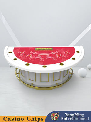comprare Stoccaggio di fabbrica Mezza Guardia Rotonda Bar Tavolo di Blackjack Divertimento Club di svago Tavolo di gioco di poker fabbricazione online