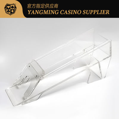 comprare Offerta a pronti 8 mazzi di scarpe da rivenditore acriliche trasparenti Casino Baccarat Casual Game Poker Scarpe da rivenditore fabbricazione online