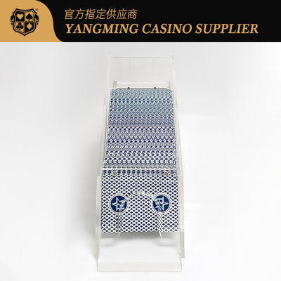 comprare Ingrosso 8 coppie di scarpe da dealer acriliche traslucide Scarpe da dealer da poker da tavolo Baccarat fabbricazione online