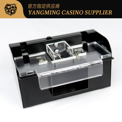 comprare Fabbrica Nuovo stile 2 mazzi Texas Poker Table Casino Accessori Plastic Card Shuffler Poker Table Shuffler Machine fabbricazione online