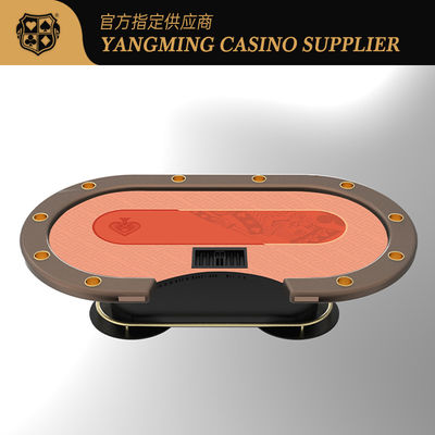 comprare Tavolo da poker Texas Hold'em con piedi di metallo per tornei internazionali di Texas Hold'em fabbricazione online