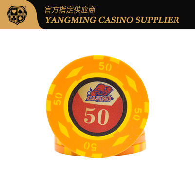 comprare 12g Iron Core Clay Poker Chip con Case in alluminio Texas Casino Poker Game Countertop Chip Set fabbricazione online