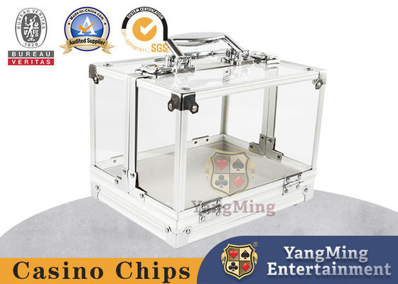 comprare Cassa per chip di blocco in alluminio da 600 metri Cassa per chip da tavolo per giochi di casinò fabbricazione online