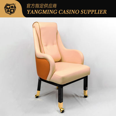 comprare Macao Wynn Hotel Customized Baccarat Texas Club Player Chair con ruote fabbricazione online