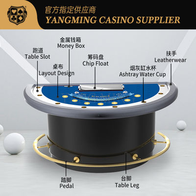 comprare Tavolo da poker di blackjack di lusso per casinò e sala giochi giochi ricreativi fabbricazione online