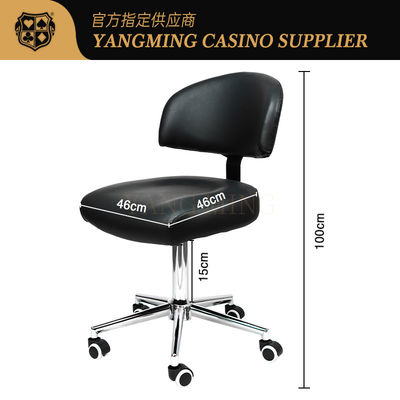 comprare Nuovo stile di cuoio nero sedia giocatore di casinò Poker Casinò Club sedia giocatore in vendita fabbricazione online