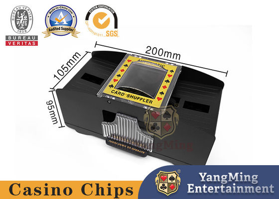 comprare Resistente all'uso standard manuale della mazza della carta della macchina di plastica nera dello Shuffler fabbricazione online
