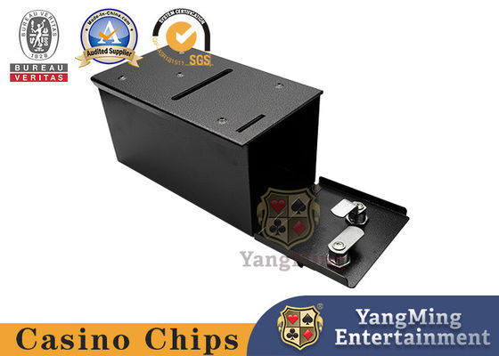 comprare Tavolo da gioco dedicato al casinò Mini cassetta di sicurezza in metallo di ferro per contanti di buona qualità fabbricazione online