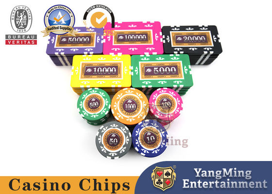 comprare Entretien Casino Chip Dedicated Box, Aluminum Poker Chips Set 12g -760pcs ABS Plastic Chip set fabbricazione online