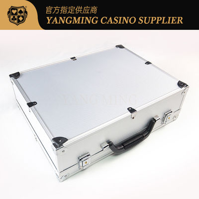 comprare Set di fiches da poker personalizzate in alluminio di alta qualità con custodia con chiusura per giochi casual da casinò fabbricazione online