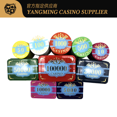 comprare Professional 760-Piece Baccarat Chip Set Due Livelli Acrilico Poker Monete Unità fabbricazione online