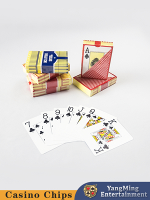 comprare Carte da gioco di plastica impermeabili del PVC per Texas Hold loro doppio del gioco parteggiato glassato fabbricazione online