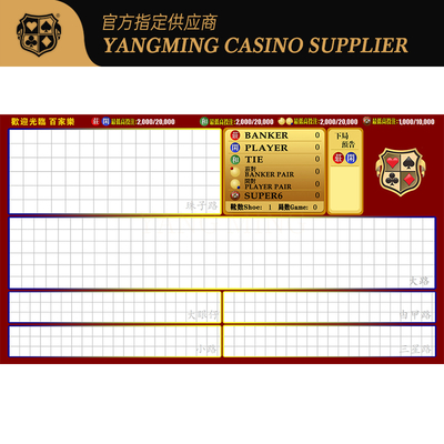 comprare Sistema di giochi da tavolo di Baccarat professionale per casinò, sistema software per club di Baccarat, giochi da tavolo di poker fabbricazione online