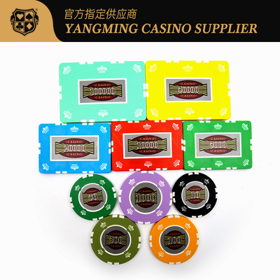 comprare Chip di casinò personalizzati 760 Piece Clay Texas Hold'Em Poker Games Chip fabbricazione online