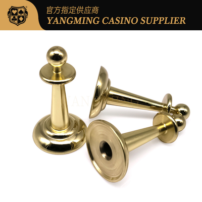 comprare Token di scommessa di roulette ricoperti d'oro - marcatori di ferro metallici per i tavoli del casinò fabbricazione online