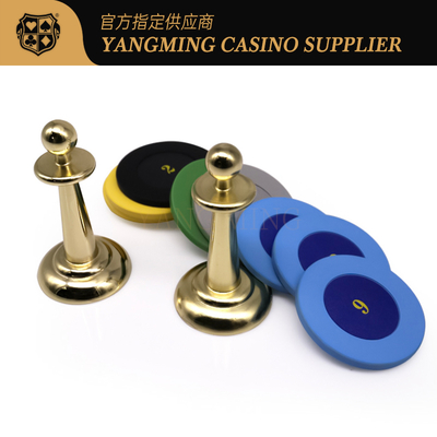 comprare Casino Roulette Table Game Betting Markers Electroplated Gold Metal Iron fabbricazione online