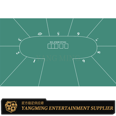 comprare Tovaglia da tavolo per fornitura di fabbrica Texas Hold'Em per 9 giocatori, impermeabile, design personalizzato fabbricazione online